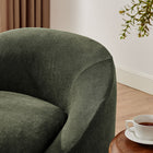 Modway Sadie Slipcovered Linen-Blend Round Accent Chair