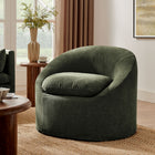 Modway Sadie Slipcovered Linen-Blend Round Accent Chair