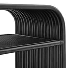 Modway Eve Curved Natural Rattan Side Table