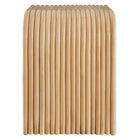Modway Eve Curved Natural Rattan Side Table