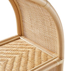 Modway Celeste 67 Inch Tall Arched Natural Rattan Bookshelf