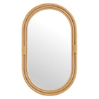 Modway Corsica Oval Rattan Wall Mirror