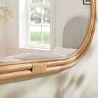 Modway Corsica Oval Rattan Wall Mirror