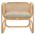 Modway Ellis Natural Rattan Accent Armchair