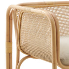 Modway Ellis Natural Rattan Accent Armchair