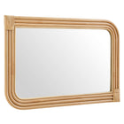 Modway Corsica Curved Rectangle Rattan Wall Mirror