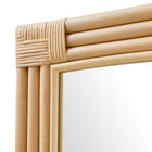 Modway Corsica Curved Rectangle Rattan Wall Mirror