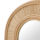 Modway Sovana Oval Rattan Wall Mirror