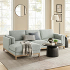 Modway Roscoe Left-Facing Fabric Sectional Sofa with Chaise