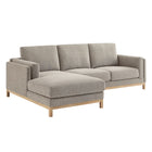 Modway Roscoe Left-Facing Fabric Sectional Sofa with Chaise  