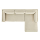 Modway Roscoe Right-Facing Fabric Sectional Sofa with Chaise