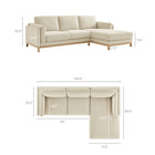 Modway Roscoe Right-Facing Fabric Sectional Sofa with Chaise