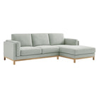 Modway Roscoe Right-Facing Fabric Sectional Sofa with Chaise  