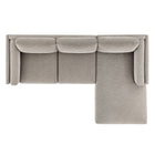 Modway Roscoe Right-Facing Fabric Sectional Sofa with Chaise