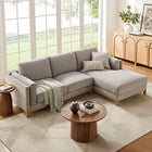 Modway Roscoe Right-Facing Fabric Sectional Sofa with Chaise