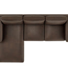 Modway Roscoe Left-Facing Vegan Leather Sectional Sofa with Chaise