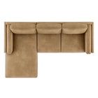 Modway Roscoe Left-Facing Vegan Leather Sectional Sofa with Chaise
