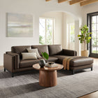 Modway Roscoe Right-Facing Vegan Leather Sectional Sofa with Chaise