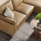 Modway Roscoe Right-Facing Vegan Leather Sectional Sofa with Chaise