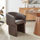 Modway Verity Barrel Back Vegan Leather Dining Chair