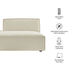 Modway Restore Performance Fabric Upholstered Left-Facing Armless Modular Chaise