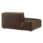 Modway Restore Vegan Leather Left-Facing Armless Modular Chaise
