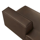 Modway Restore Vegan Leather Left-Facing Armless Modular Chaise