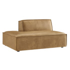 Modway Restore Vegan Leather Left-Facing Armless Modular Chaise