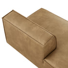 Modway Restore Vegan Leather Left-Facing Armless Modular Chaise