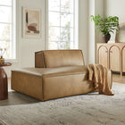 Modway Restore Vegan Leather Left-Facing Armless Modular Chaise