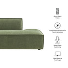 Modway Restore Performance Fabric Upholstered Right-Facing Armless Modular Chaise