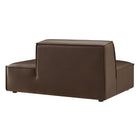 Modway Restore Vegan Leather Right-Facing Armless Modular Chaise