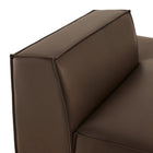 Modway Restore Vegan Leather Right-Facing Armless Modular Chaise