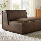Modway Restore Vegan Leather Right-Facing Armless Modular Chaise