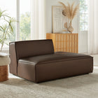 Modway Restore Vegan Leather Right-Facing Armless Modular Chaise