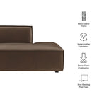 Modway Restore Vegan Leather Right-Facing Armless Modular Chaise