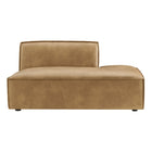 Modway Restore Vegan Leather Right-Facing Armless Modular Chaise