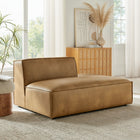 Modway Restore Vegan Leather Right-Facing Armless Modular Chaise