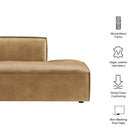 Modway Restore Vegan Leather Right-Facing Armless Modular Chaise
