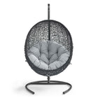 Modway Encase Swing Outdoor Patio Lounge Chair