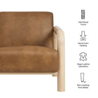 Modway Sereno Vegan Leather Accent Chair