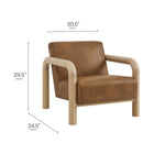 Modway Sereno Vegan Leather Accent Chair