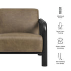 Modway Sereno Vegan Leather Accent Chair