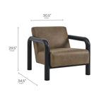 Modway Sereno Vegan Leather Accent Chair