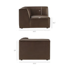 Modway Restore Vegan Leather Modular Corner Chair