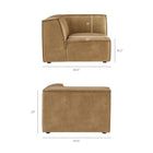 Modway Restore Vegan Leather Modular Corner Chair