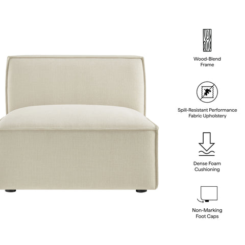 Modway Restore Performance Fabric Upholstered Armless Modular Chair