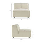 Modway Restore Performance Fabric Upholstered Armless Modular Chair