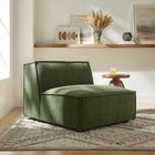 Modway Restore Performance Fabric Upholstered Armless Modular Chair