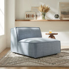 Modway Restore Performance Fabric Upholstered Armless Modular Chair